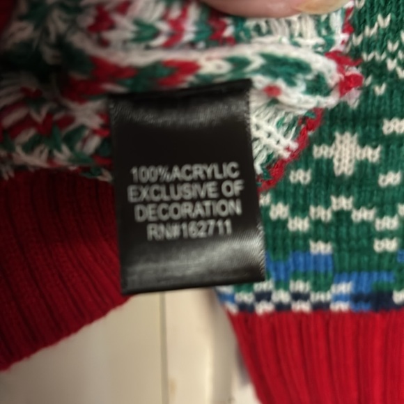 Holiday “ Ugly Sweater” with Drinking Reindeer - Picture 5 of 8